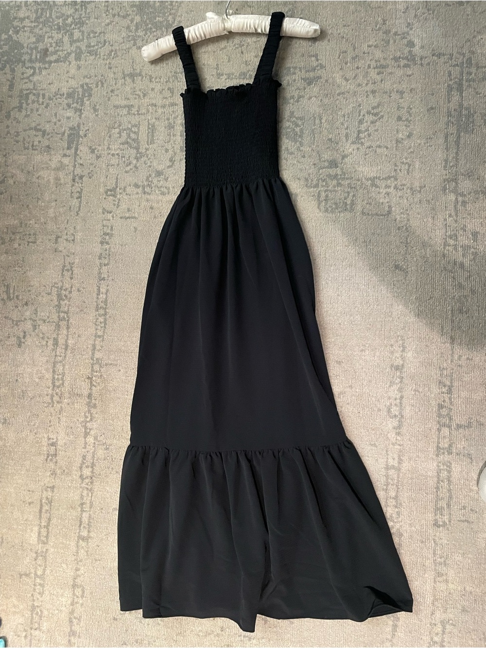 Hill House Black Crepe Nap Dress